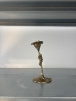 Design-Kerzenständer von Kurt Jesch aus Messing