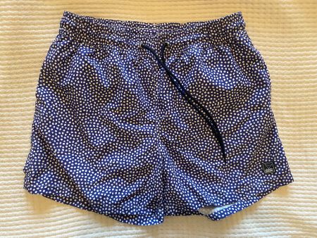 Short de bain Costumy bleu blanc taille L neuf