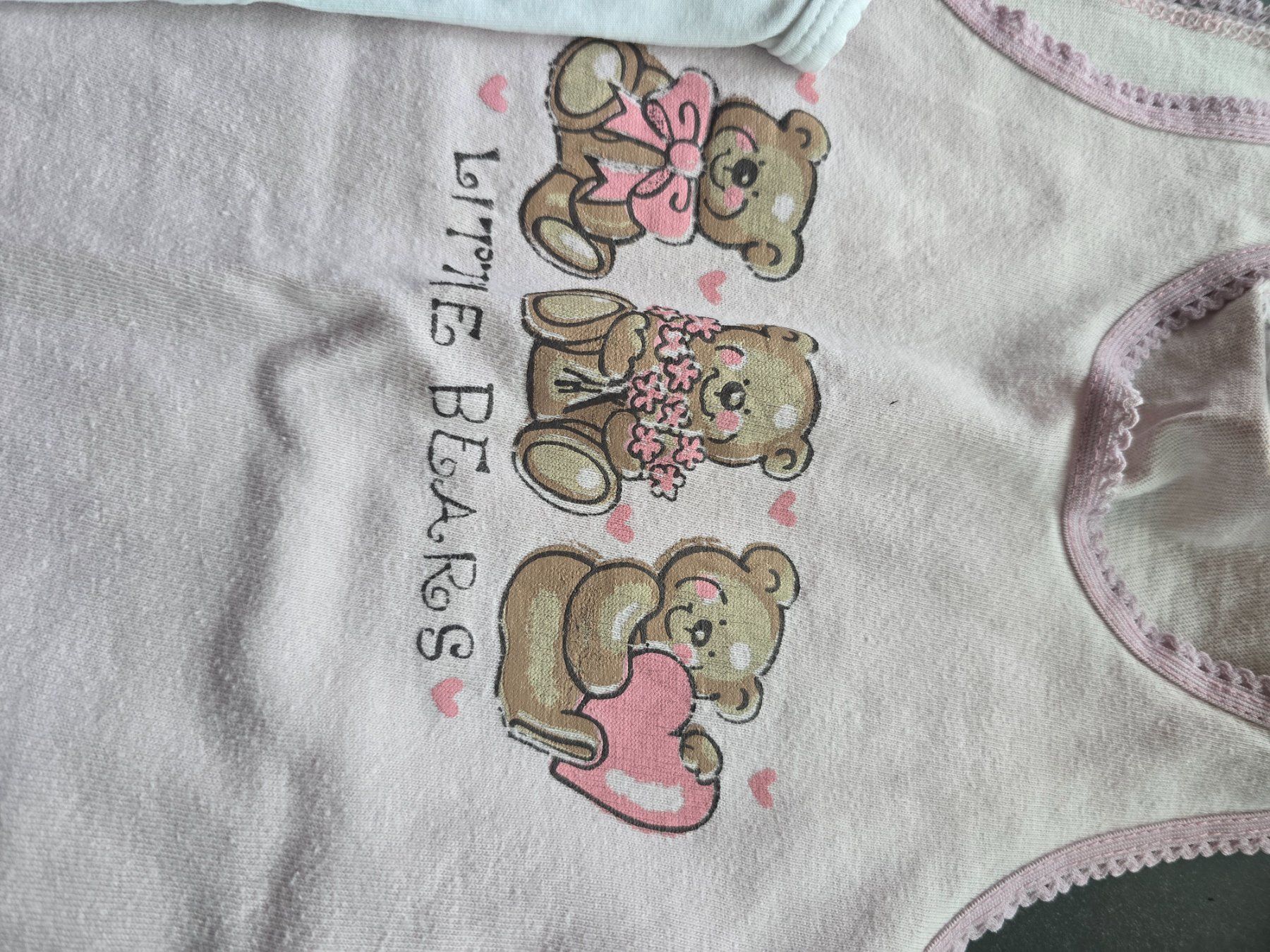 Biancheria intima: 3er Set Unterhemden Gr. 98-104 Mädchen – Usato da Unterentfelden venduto da Panda-87 5
