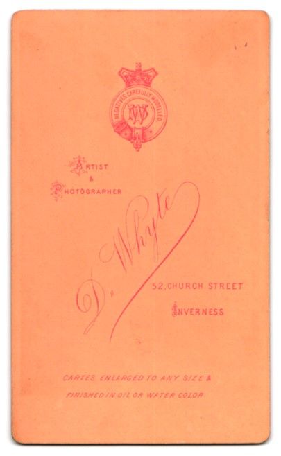 Photos & affiches: Fotografie D. Whyte, Inverness, Portrait – D'occasion à Berlin par bartko-reher 1