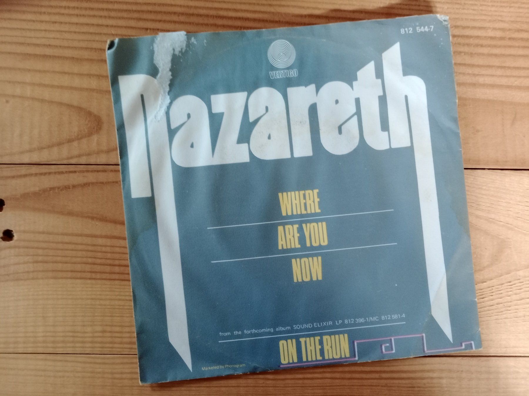 Nazareth - Where Are You Now? - Seltene Single Schallplat... (Gebraucht ...