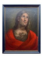 Heiliger Johannes der Täufer mit Fellgewand und Kreuzstab