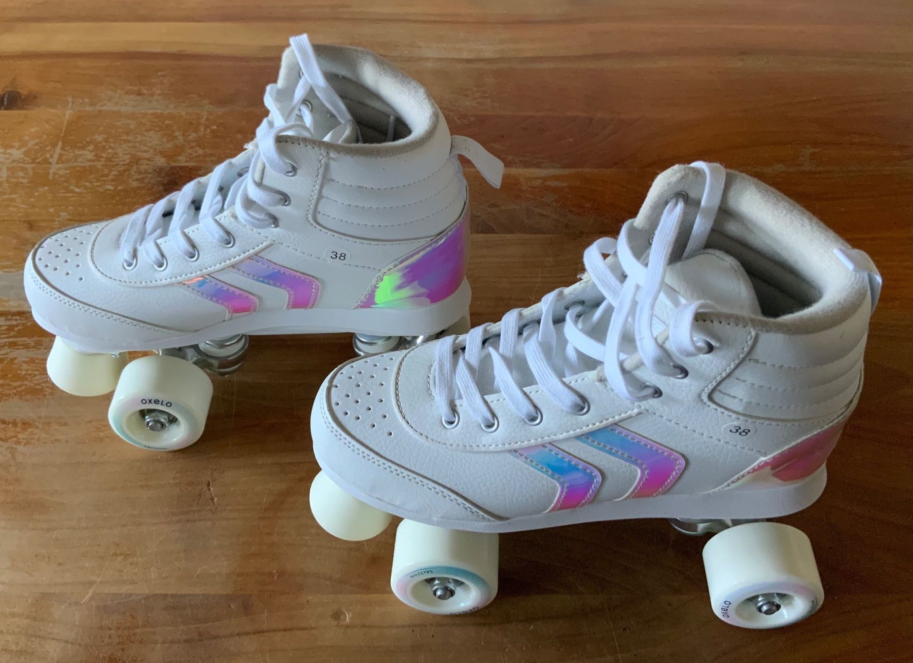 Decathlon Patins à roul. & inline: Damen Rollschuhe Weiss Gr. 38 – D'occasion à Lanzenhäusern par mfh05 3