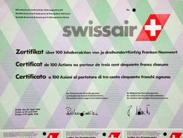 Swissair Schweiz. Luftverkehr-AG, Zürich - 1989