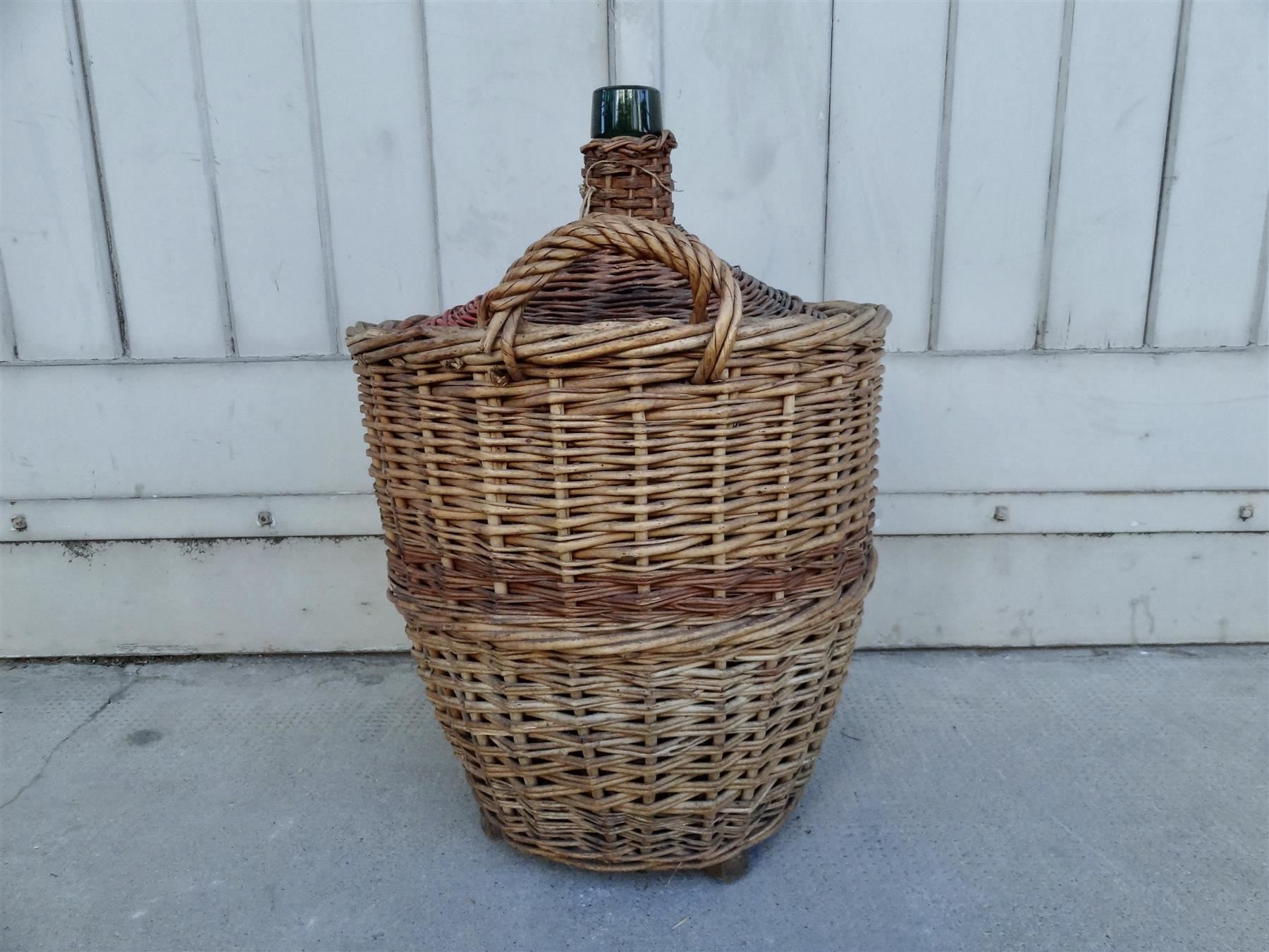 Flaschen: alte Korbflasche geeeicht 21 Liter 1944 – Gebraucht aus Kerzers von Flaschenposten 5
