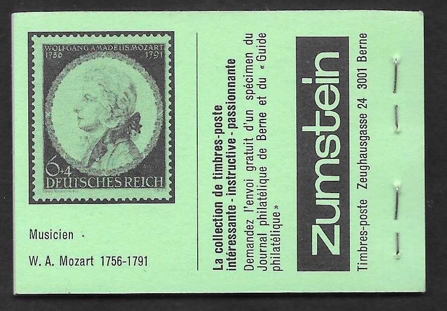 Tutti i francobolli: Markenheftchen 0-72c Volksbräuche ** 26.11.1980 – Nuovo (secondo la descrizione) da Olten venduto da clotaldi 1