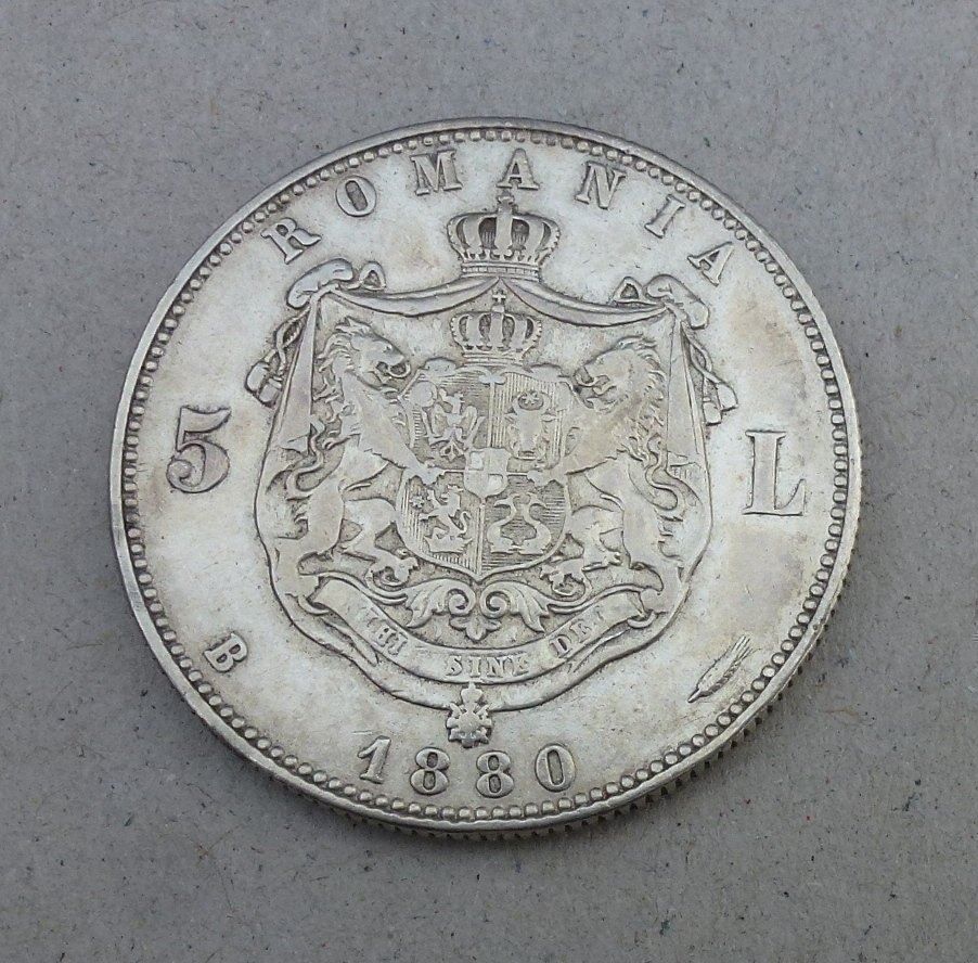 Tutti le monete: Rumänien ++ 5 Lei 1880 B – Usato da Walkringen venduto da Casablanca777 1