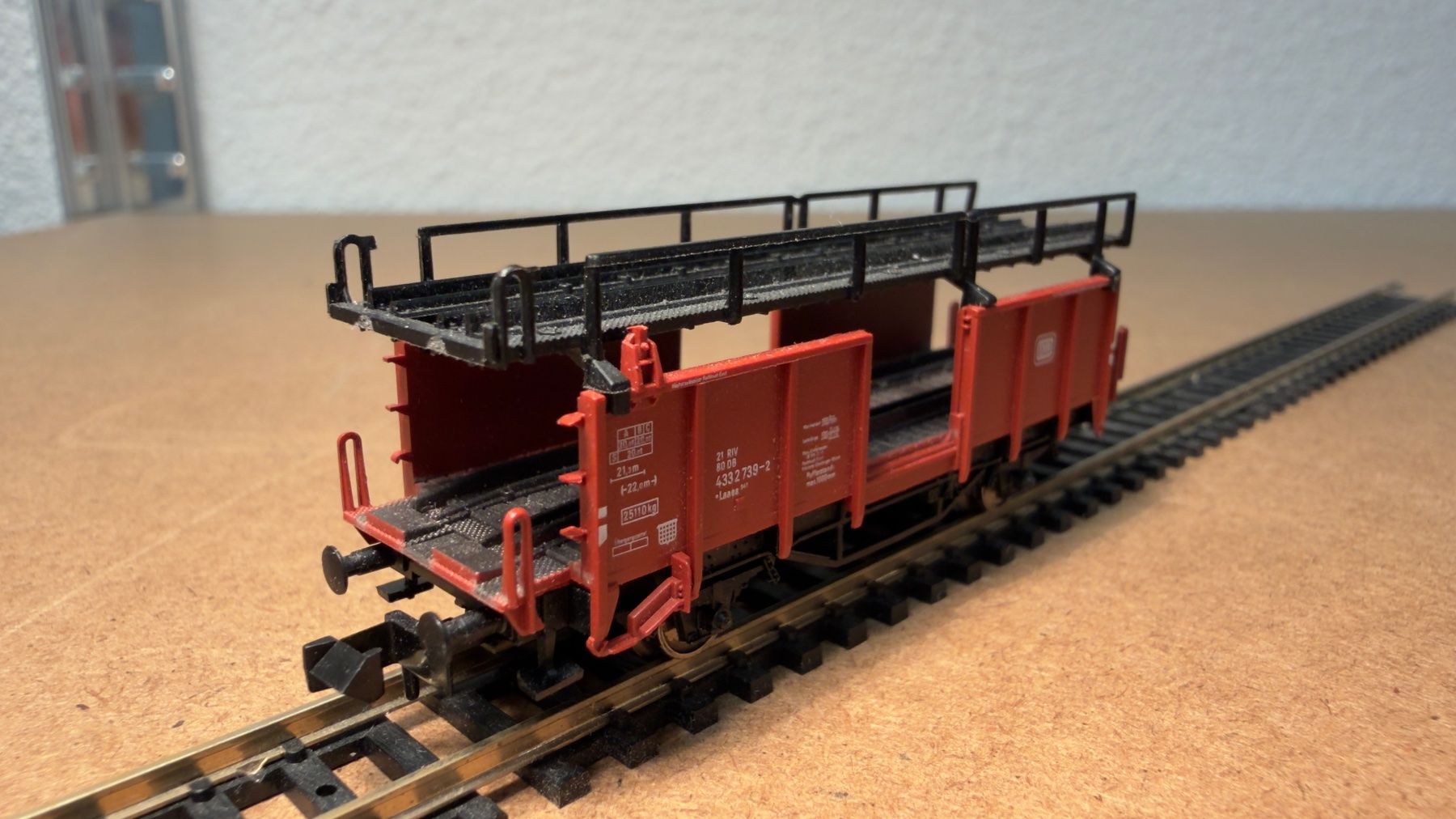 Fleischmann Modellini di ferrovie: Fleischmann Langschienentransportwagen Spur N – Usato da Schlieren venduto da rat_lq6b 3