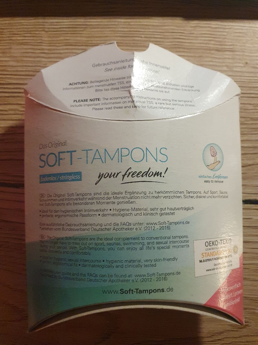 Altro per la cura del corpo: Soft- Tampon – Nuovo e nell'imballaggio originale da Moosseedorf venduto da Sonnenschein.. 3