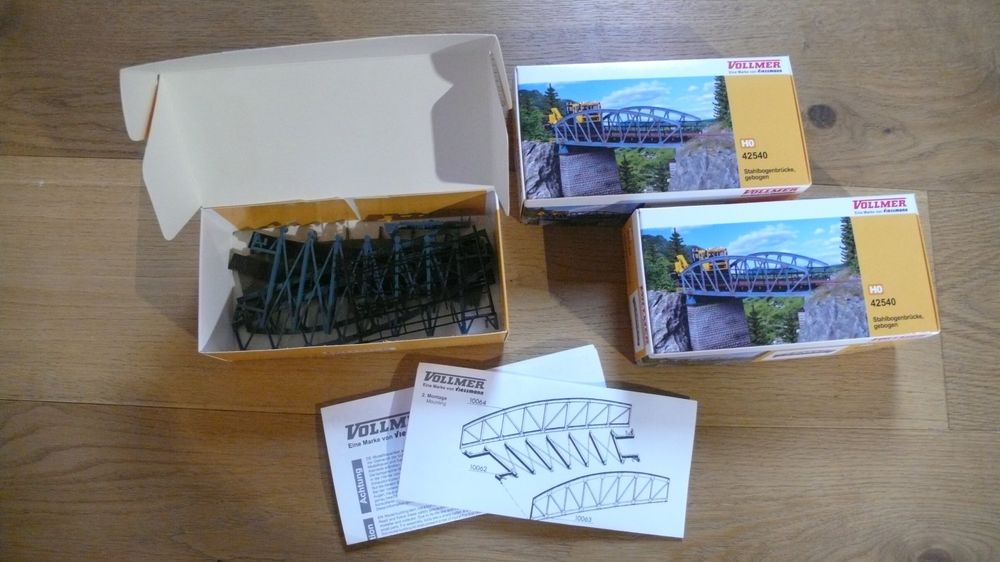 Vollmer 42540 - Stahlbogenbrücke in H0 (1:87) - NEU/OVP | Kaufen auf ...