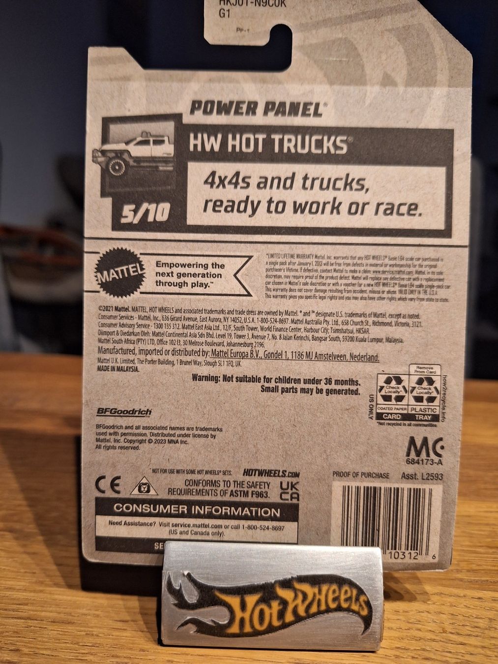 Hot Wheels Modellautos: Hot Wheels HW Hot Trucks 2023 Power Panel 5/10 L – Neu und originalverpackt aus Adlikon von Mmartin0 1