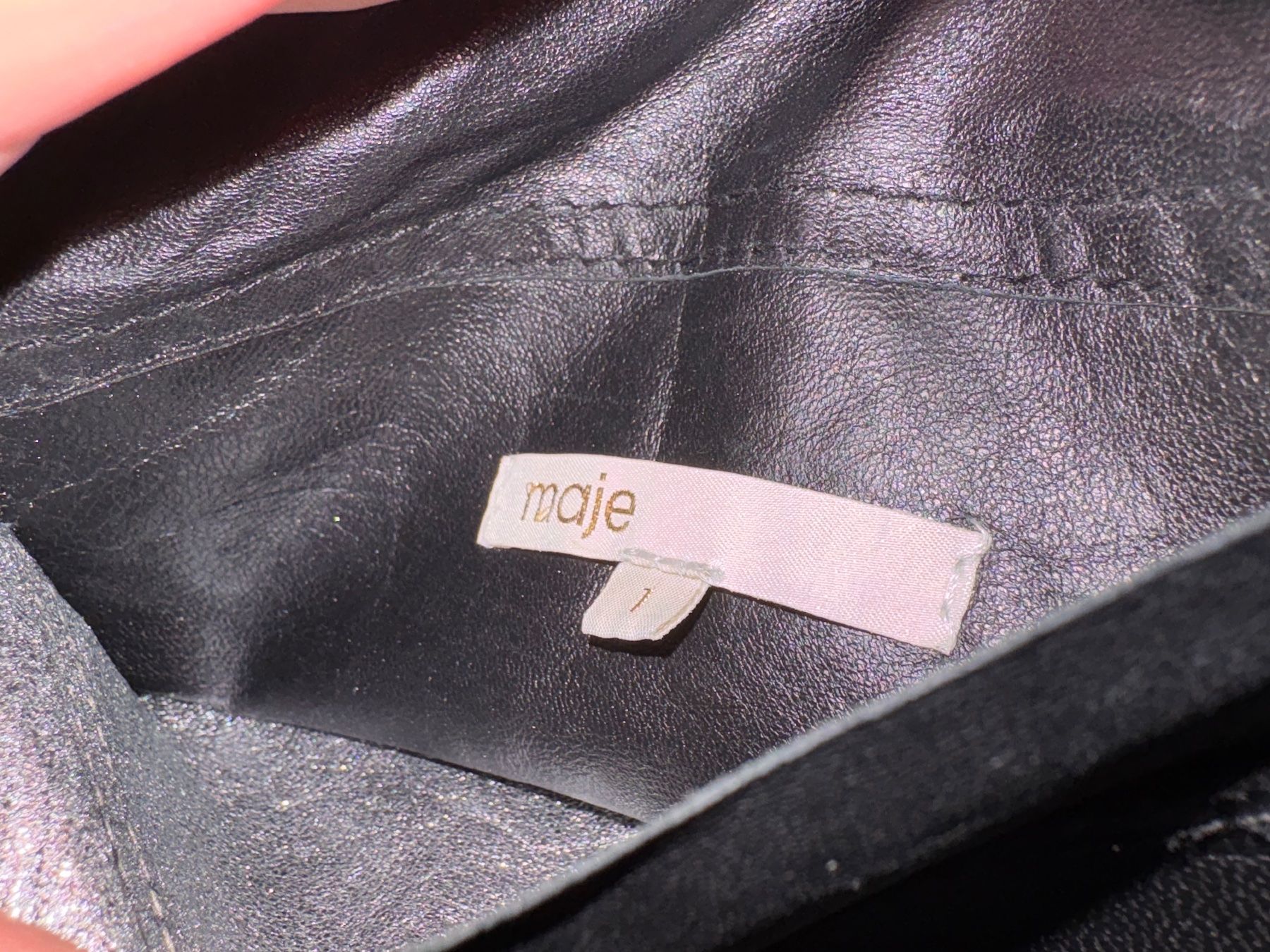 Maje Giacche: Maje echtleder jacke – Nuovo (secondo la descrizione) da Zürich venduto da alician 3