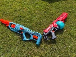 Spielzeugpistolen Nerf Elite 2.0 und X-Shot ab 1.-