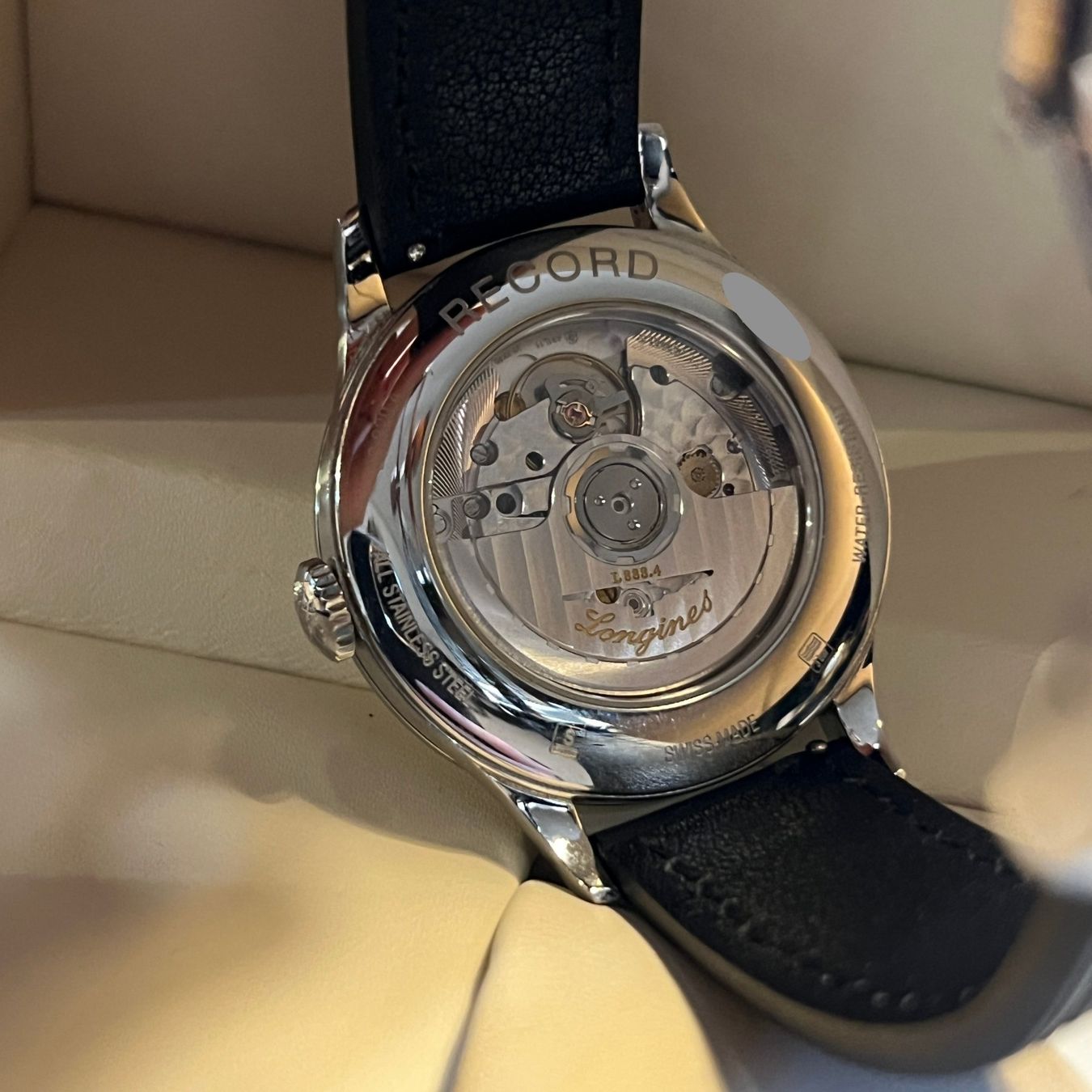 Longines Uhren: Longines Record Automatic Date Full Set Full Set L2.820.4.76 – Gebraucht aus Carouge GE von Watchaser 4