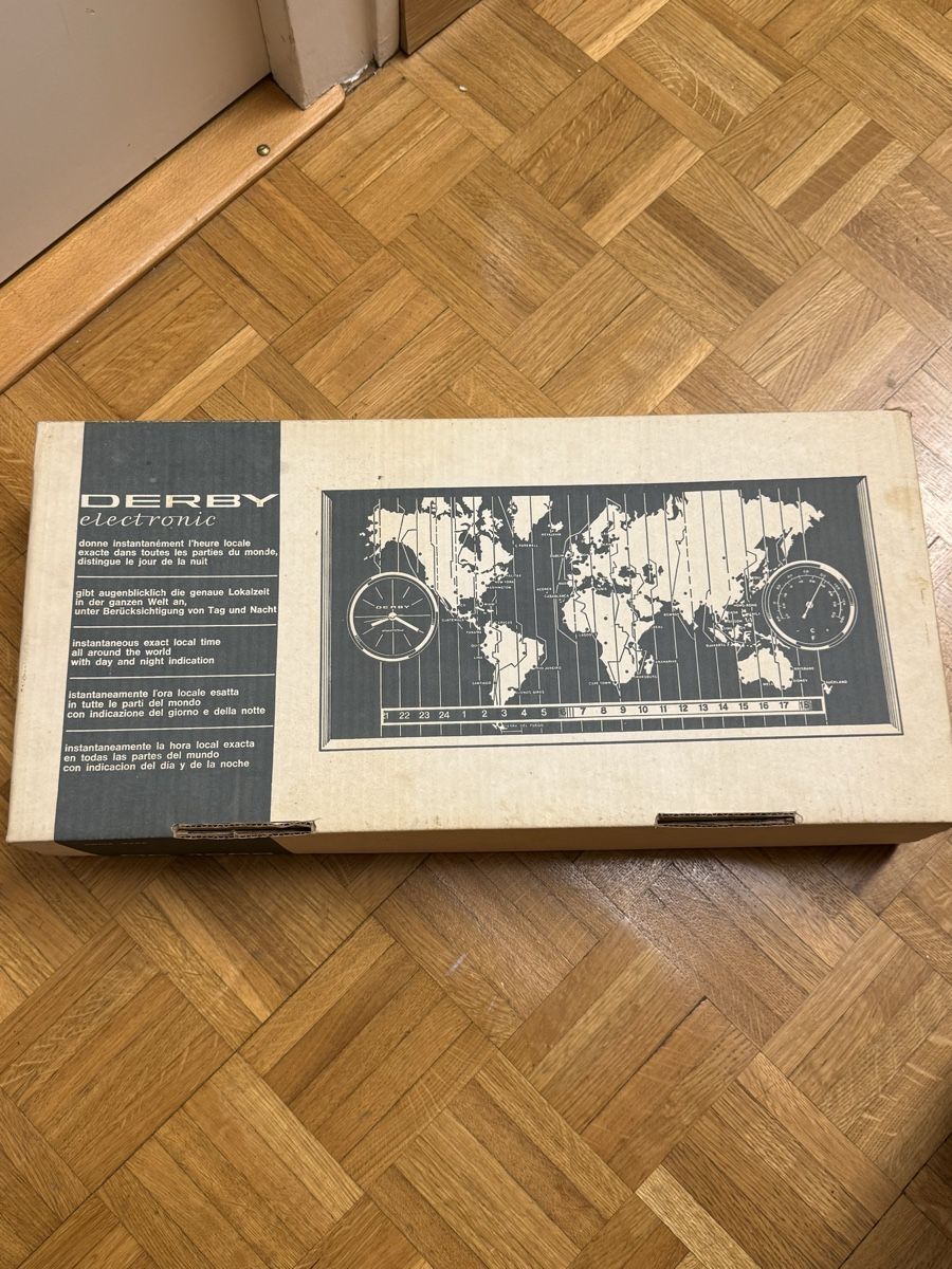Orologi da terra & Orologi da parete: World timer Derby Electronic DC 1668 – Usato da Genève venduto da Igoreuf 1