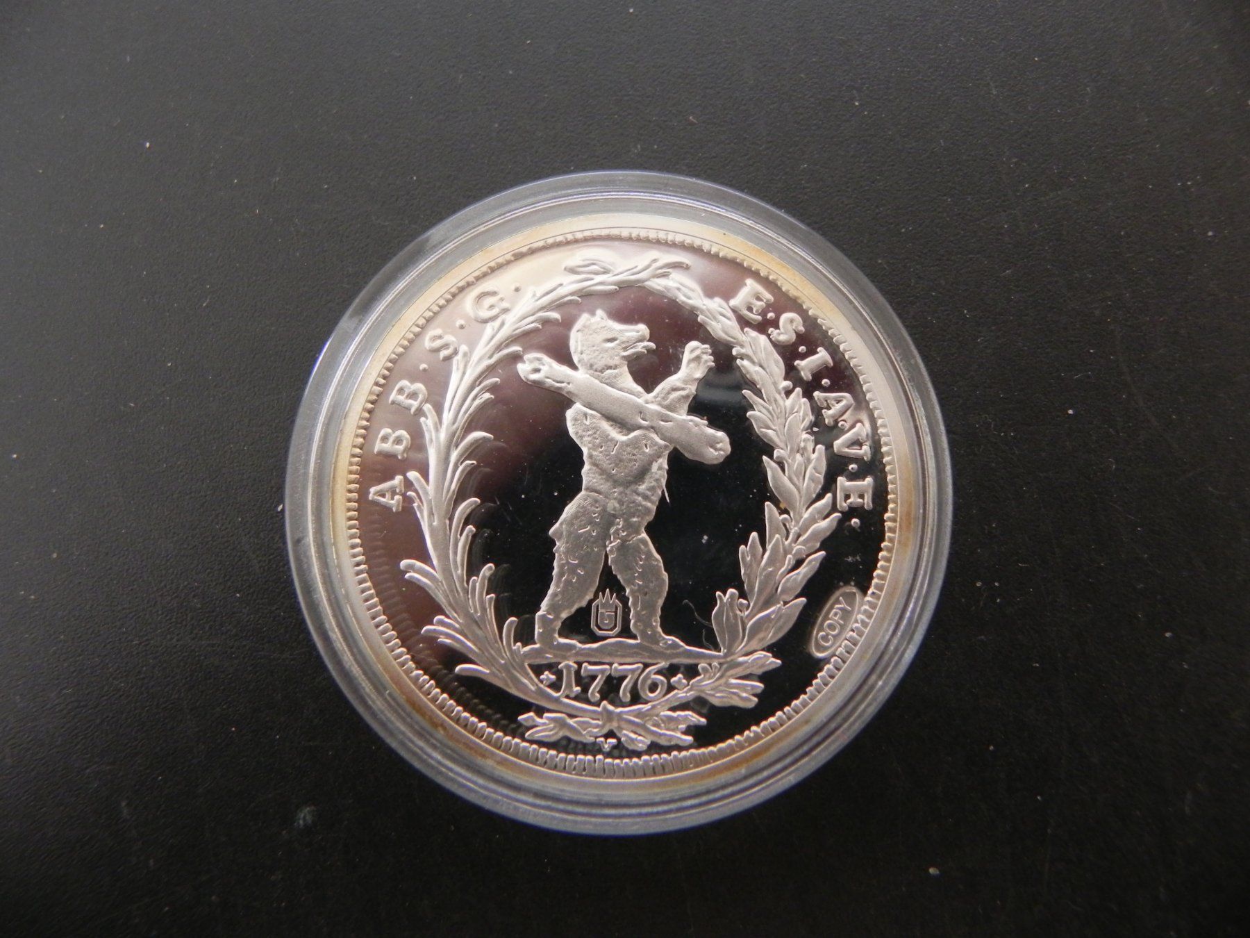 Medaglie: Replica St. Gallen 1 Thaler 1776 - Copy – Usato da Biel/Bienne venduto da Gogolozi