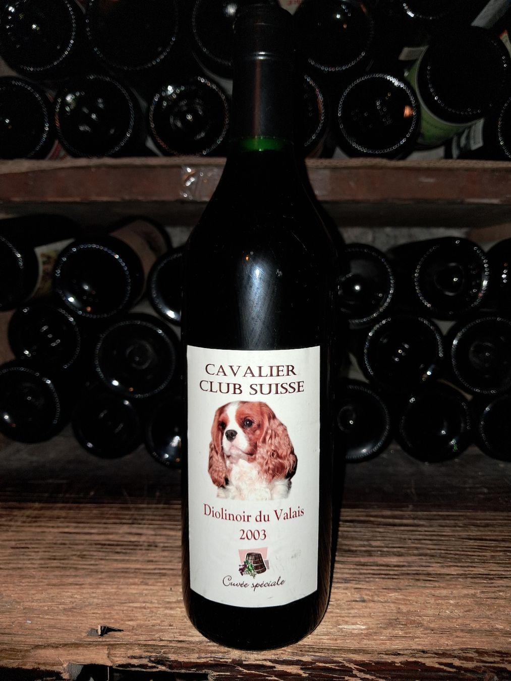 Vino: Diolinoir du Valais  Suisse 2003 – Nuovo e nell'imballaggio originale da Le locle venduto da juliensaran