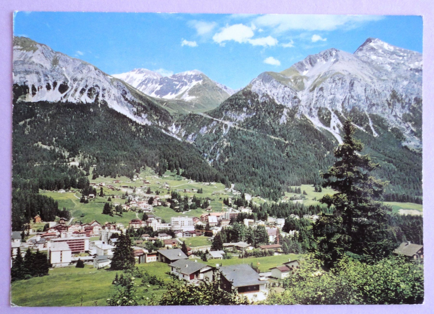 Ansichtskarten: Lenzerheide, 1500 m ü.M. – Gebraucht aus Fétigny von Billy2miny