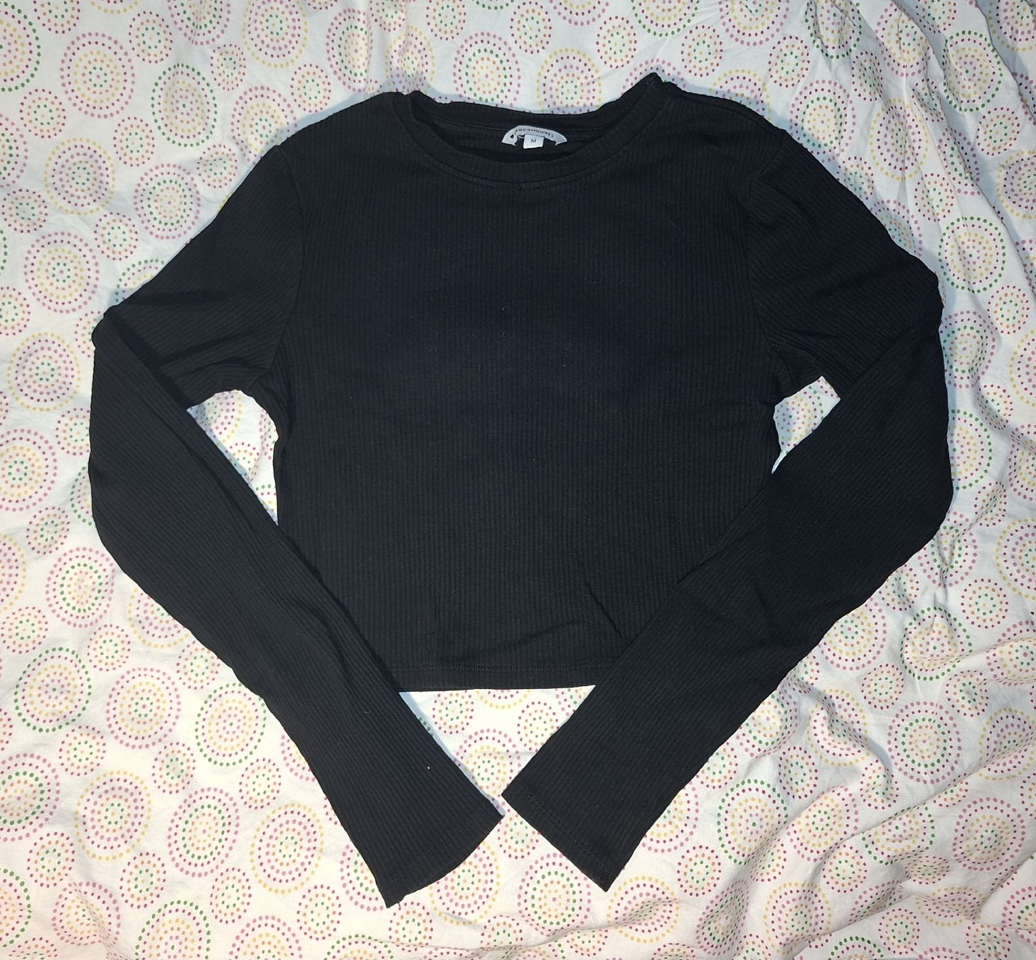 C&A Top: Top noir manches longues – Usato da Lausanne venduto da zou_z677