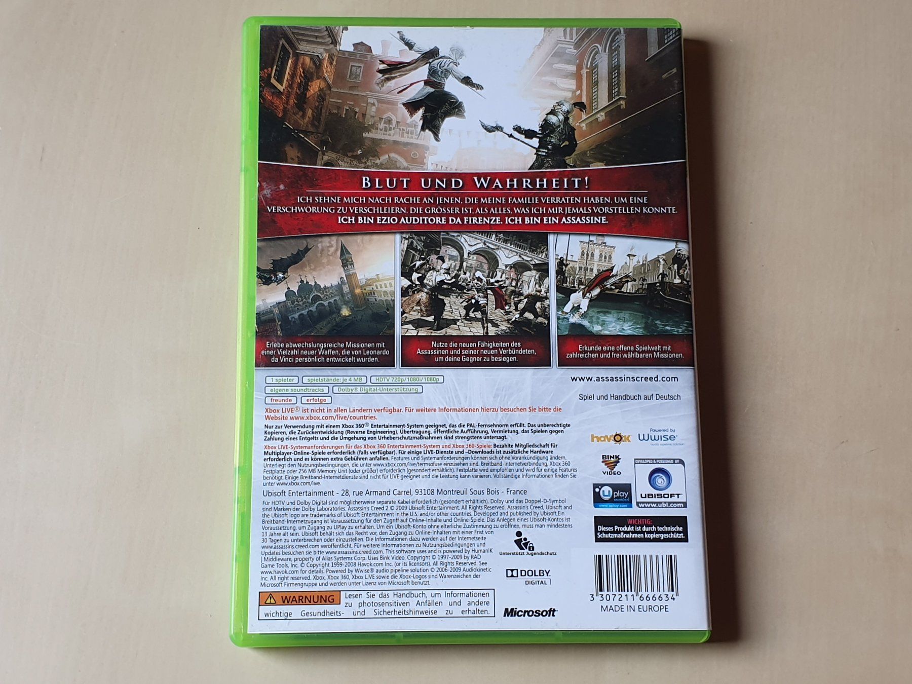 Microsoft Spiele: Assassins Creed II – Gebraucht aus Stansstad von collectorsshop 1