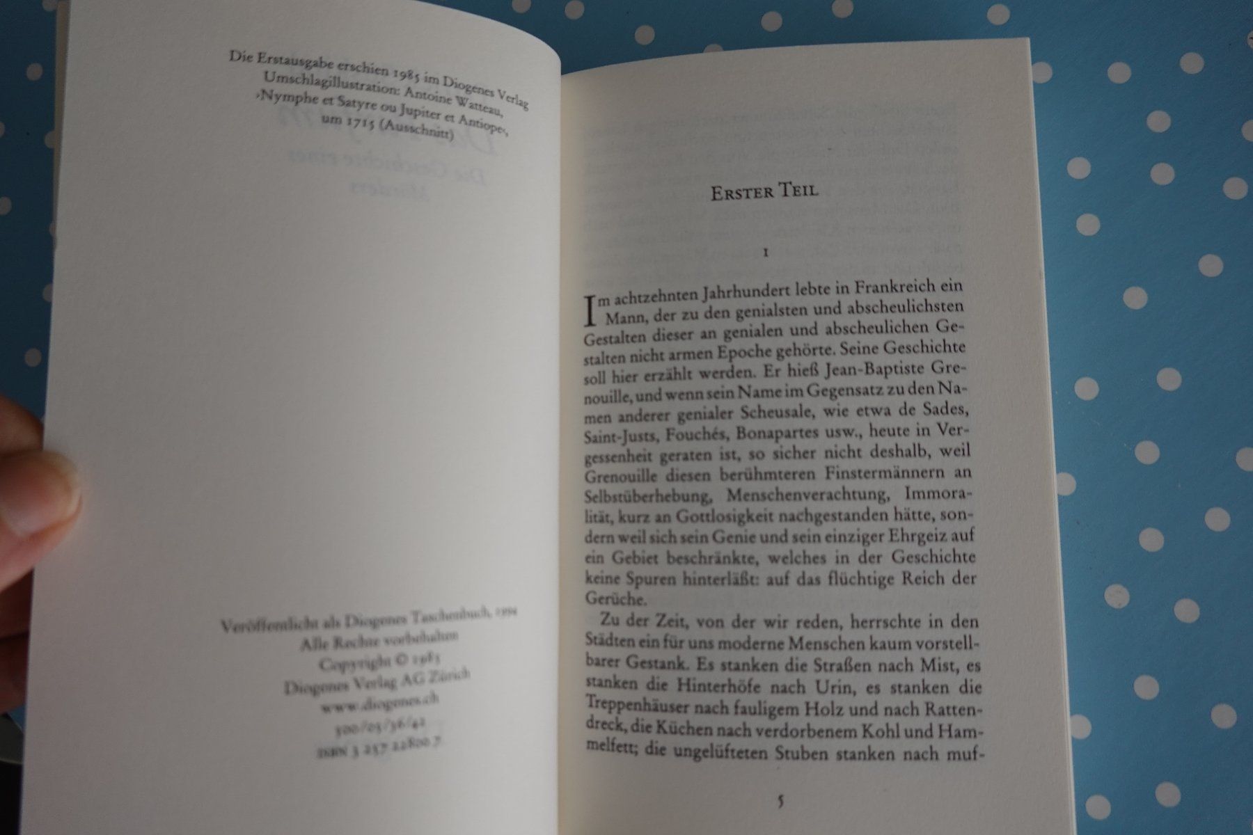 Libri: Das Parfüm - Patrick Süsskind, Diogenes Verlag, Top – Nuovo (secondo la descrizione) da Jona venduto da JOberg_25 2