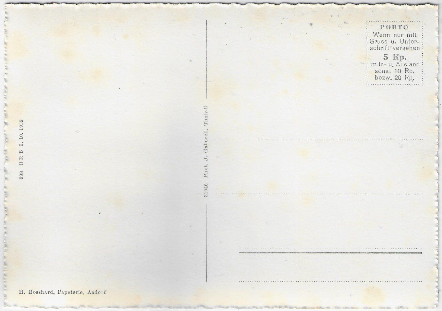 Cartoline postali: Aadorf TG - Generalansicht – Usato da Ettingen venduto da Kartenplanet 1
