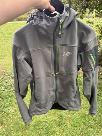 Arc'teryx Softshell Jacke grau Herren Grösse S gut erhalten