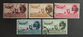 Ägypten/Egypt 1953, Flugpost, Ovpt. gestempelte