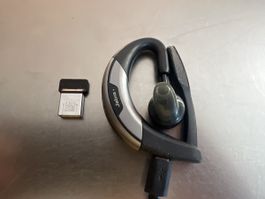 Jabra Headset mit USB-Adapter und Ladekabel guter Zustand