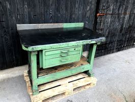 Werkbank Industrial Design Antik