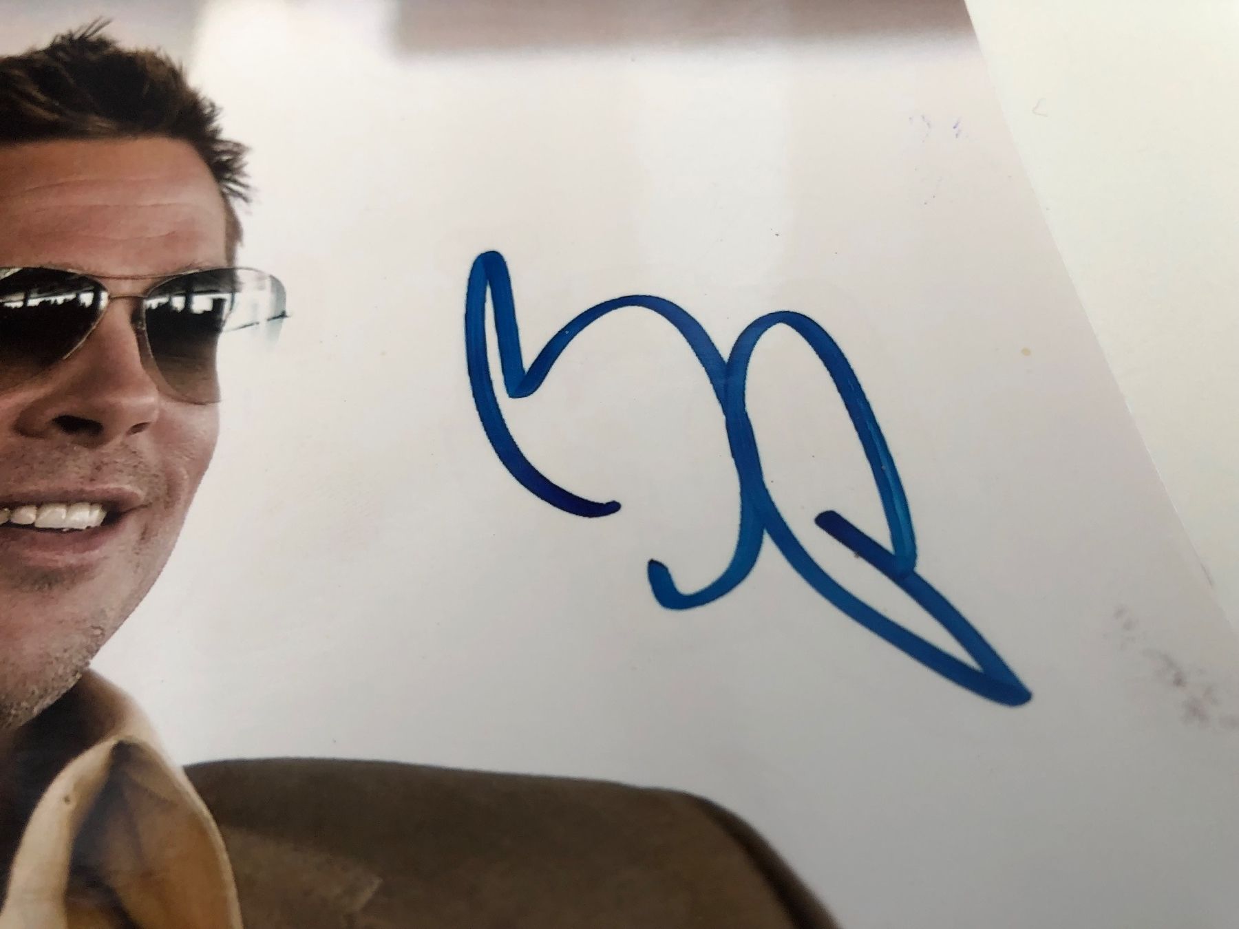 Autografi: Autogrammkarte BRAD PITT – Usato da Lufingen venduto da Rac0 1