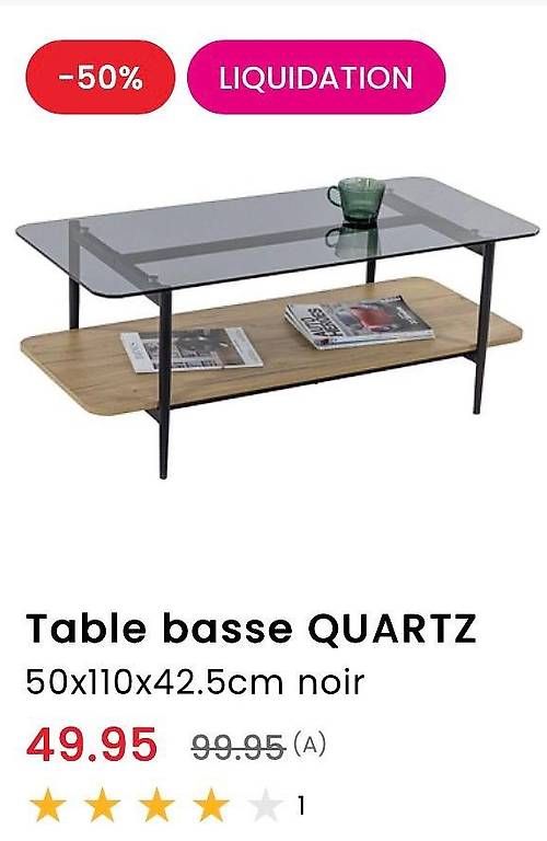 Tavoli: Table basse – Usato da Oulens-Echallens venduto da Quicktiger 1