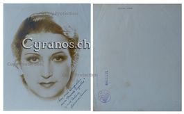 Adriana Lamar (1908-1946) Schauspielerin - Autogramm