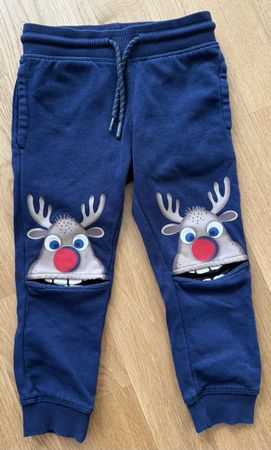 C&A - Pantalon, taille 98/3 ans, renne de Noël