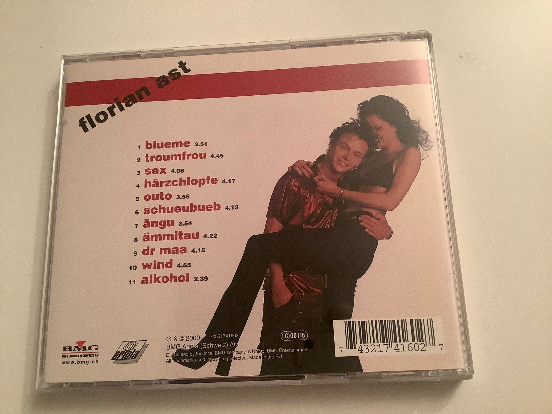 CD: Florian Ast / Spitz / 2000 – Usato da Dübendorf venduto da Shreck 1