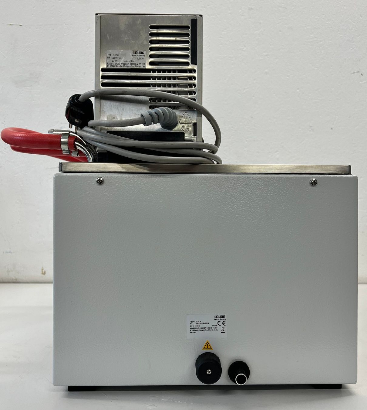 Laborzubehör: Lauda Eco E 25 Edelstahl-Heizbad mit Lauda E100 Thermostat – Gebraucht aus Niederdorf von LeptonAG_Labor 2