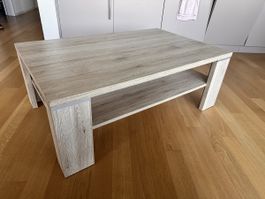 Couchtisch mit Ablage, Holzoptik, guter Zustand