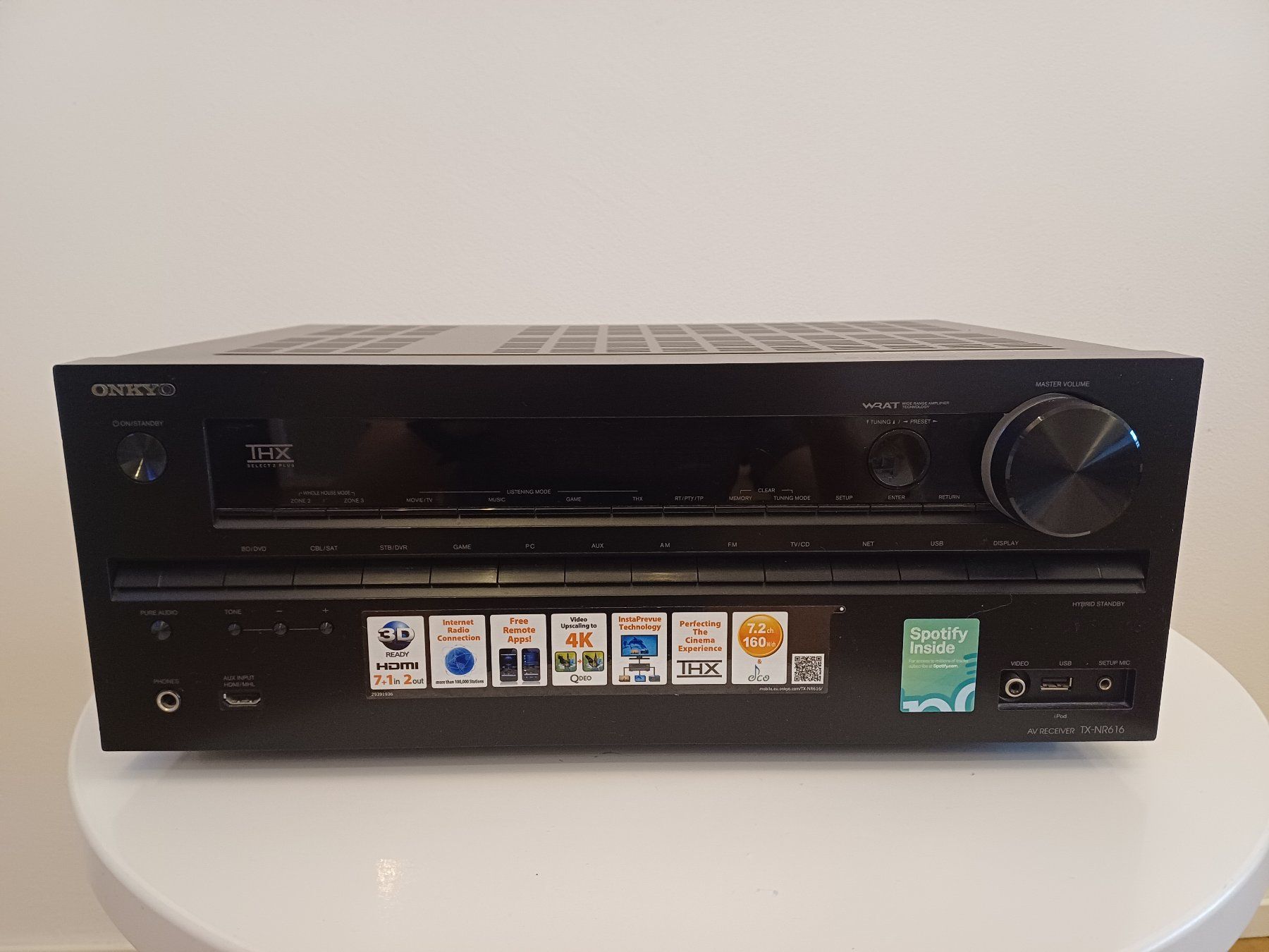 Onkyo Ricevitori: AV Receiver 7.2, Onkyo TX-NR616 – Usato da Winterthur venduto da Poelsi