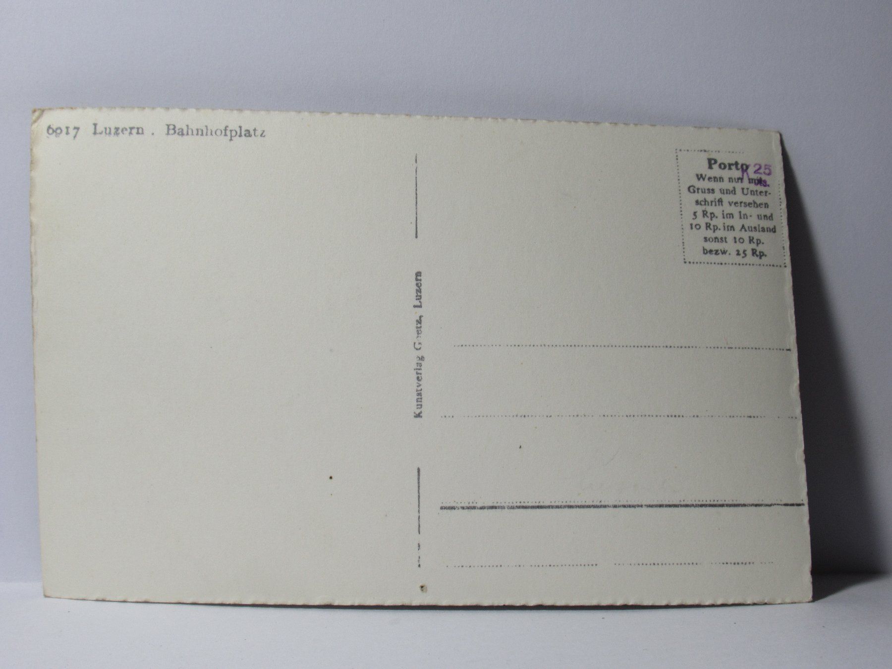 Ansichtskarten: Luzern , Bahnhofplatz ,  Dampfschiffe – Neu (gemäss Beschreibung) aus Grenchen von Bluemchen1900 1