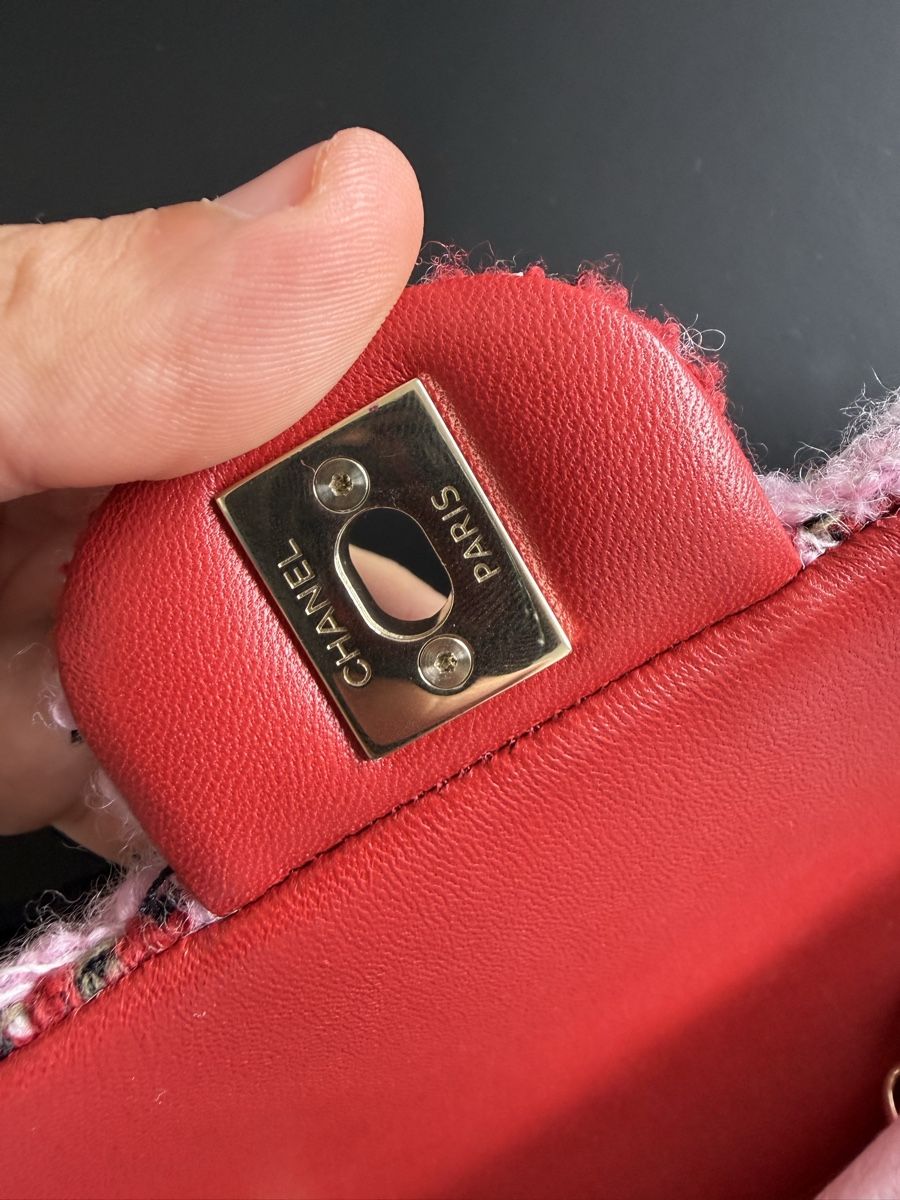 Chanel Taschen für Damen: Chanel Timeless Bag Tweed Red – Neu (gemäss Beschreibung) aus Genève von SG_73 4