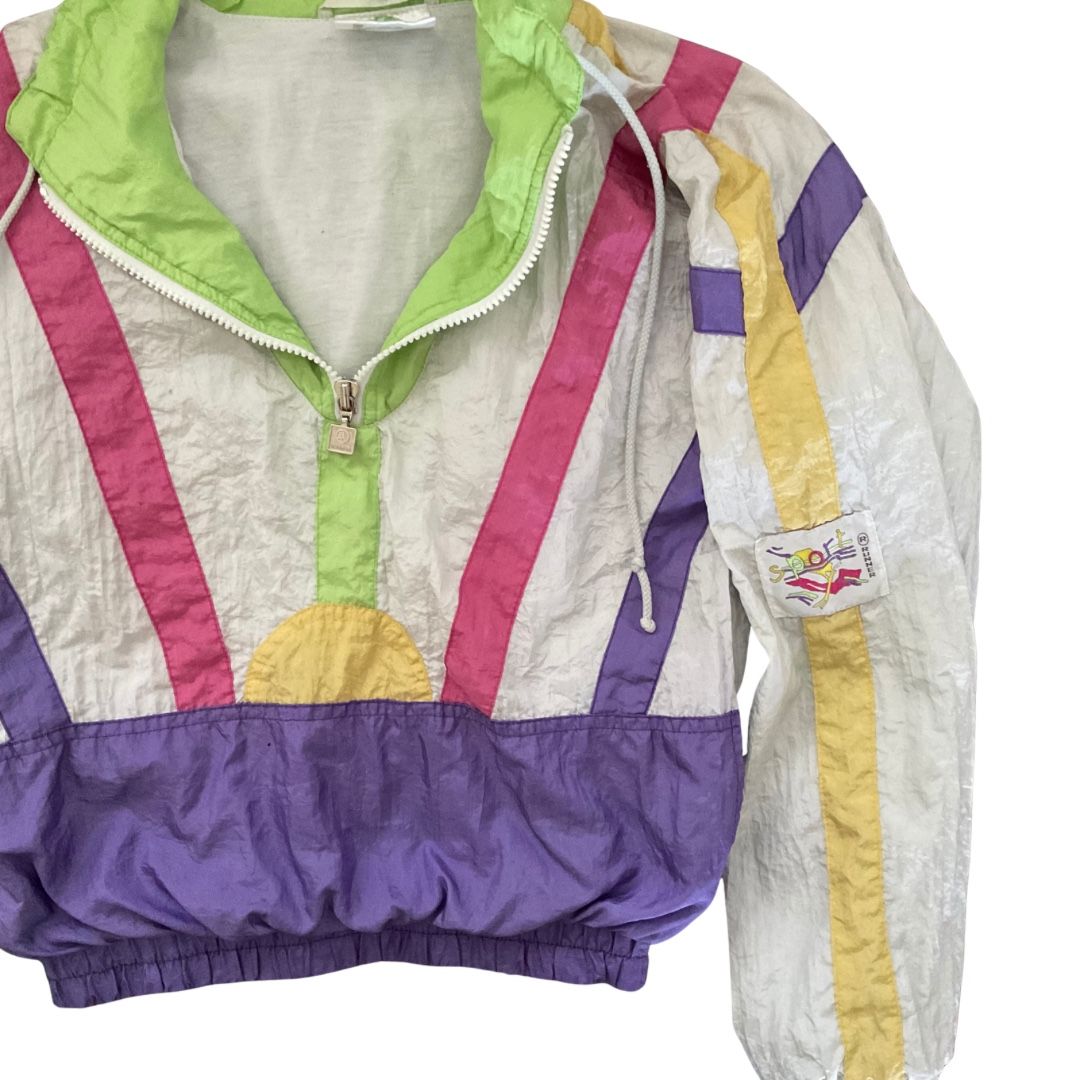 Giacche: VINTAGE CROPPED WINDBREAKER JACKET S – Usato da Zofingen venduto da JumpInVintage 2