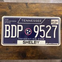 🇺🇸 U.S. Autoschild - Tennessee BDP-9527 - ORIGINAL