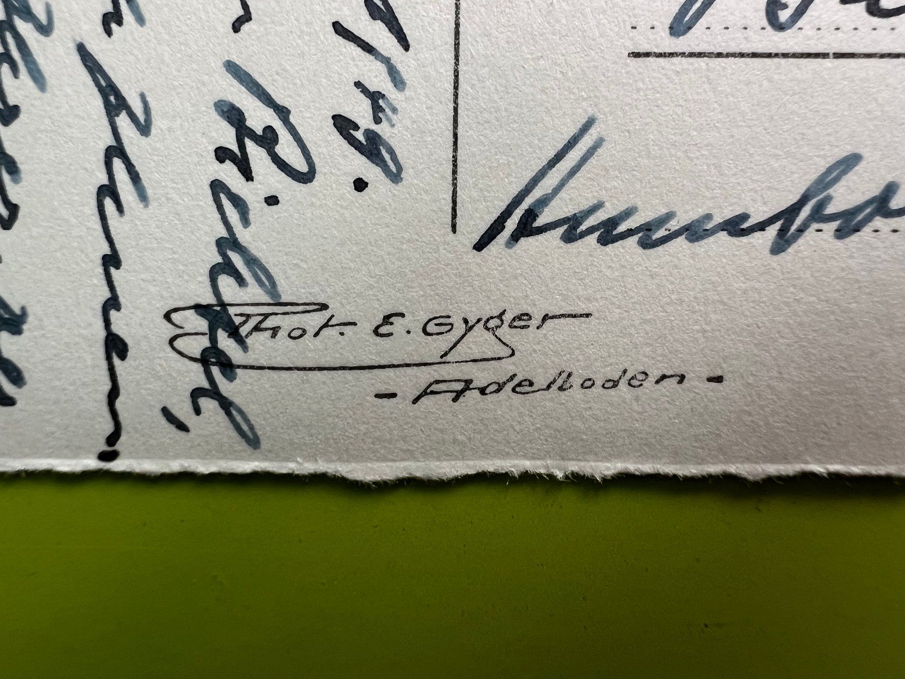 Cartoline postali: Ansichtskarte Postkarte Adelboden 1949 – Usato da Ostermundigen venduto da iFonso 4