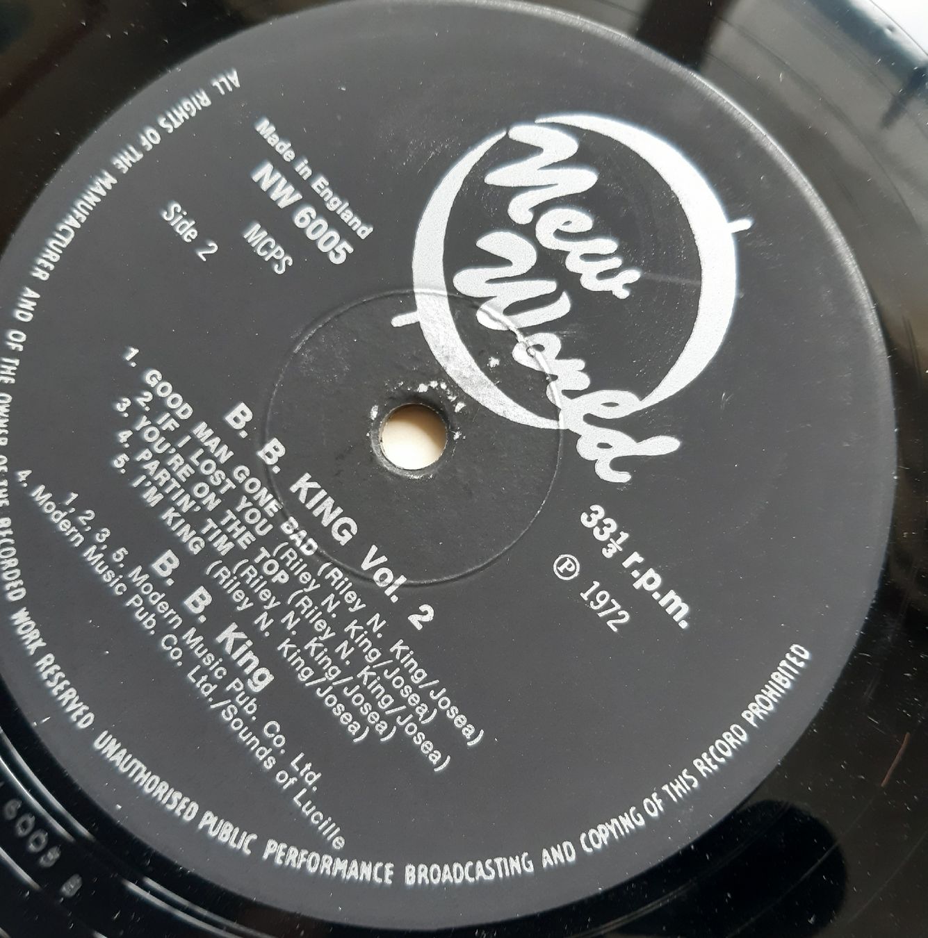 Vinyles: B.B.KING:  VOLUME 2 – D'occasion à Frick par kyb_yq8h 3