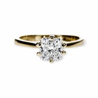 Exklusiver 14K Goldring mit natürlichem Diamanten 2.01ct