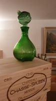 carafe en verre qui représente un chat  taille 33 cm