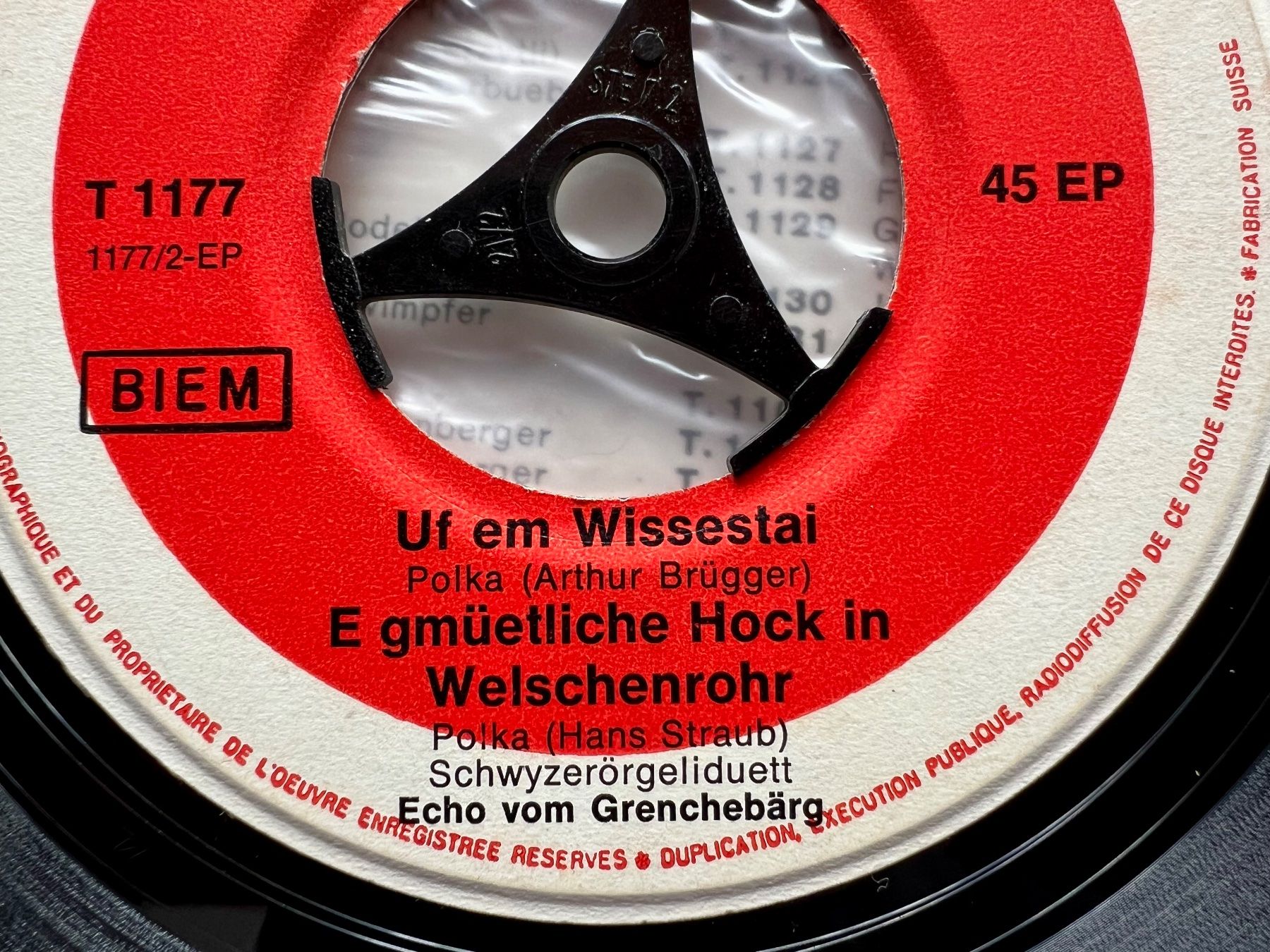 Dischi in vinile: Echo Vom Grenchebärg Schwyzerörgeli.Uhremacher-Schottisch 🛀 – Usato da Unterseen venduto da vinylmore 2