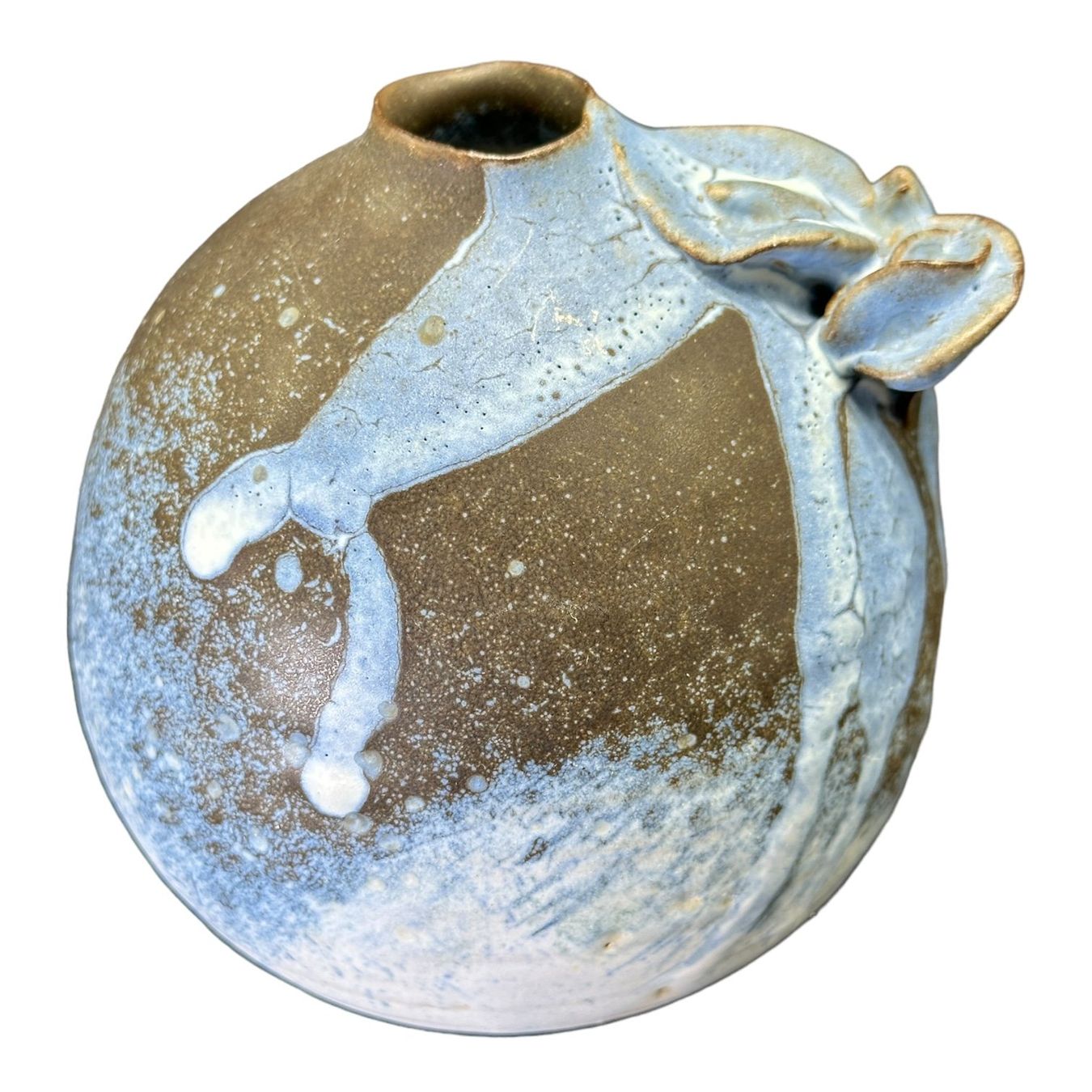 Vasen & Gefässe: Vase en grés d'art émaillé motif végétal – Gebraucht aus Morges von vintix 7