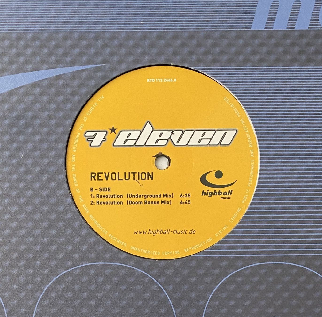 Schallplatten: 7 Eleven, Revolution (Progressive Trance, Techno) – Gebraucht aus Flums von Empe1 3