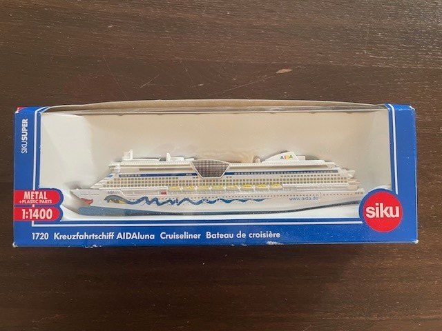 Siku Kit di modellismo & Modellini statici: SIKU Modellschiff AIDAluna – Nuovo e nell'imballaggio originale da Basel venduto da Meier23